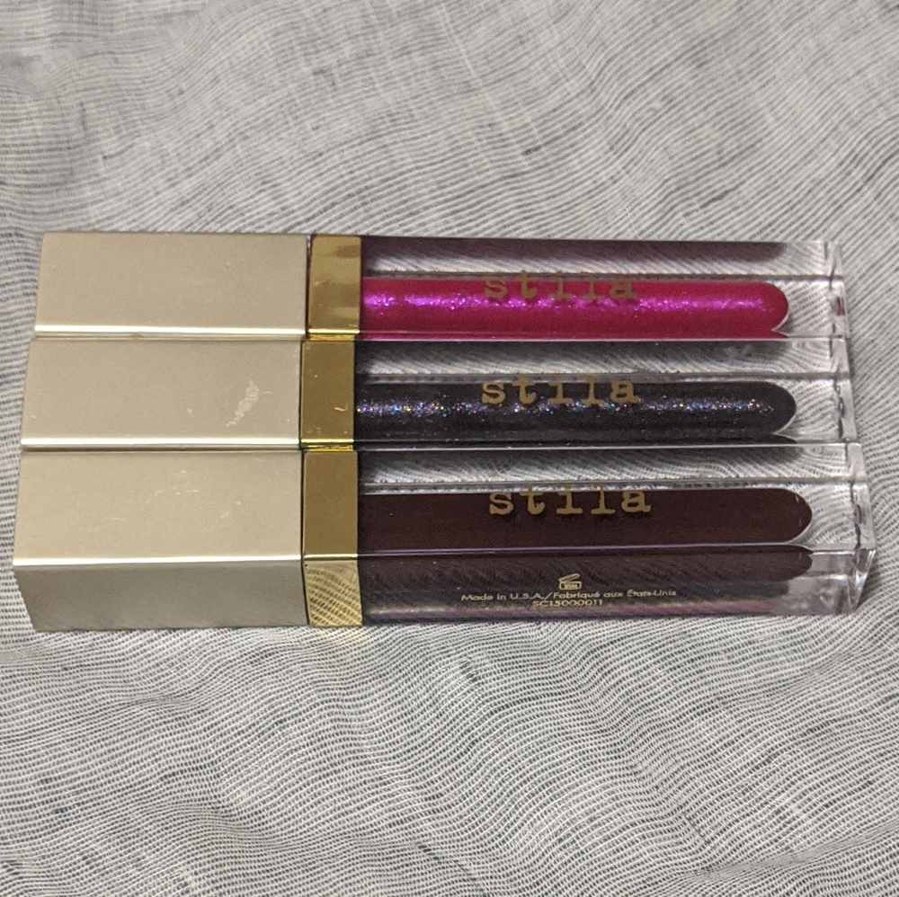 SOLD***3pc)Stila Beauty Boss Lip Gloss #2 - Picture 1 of 5